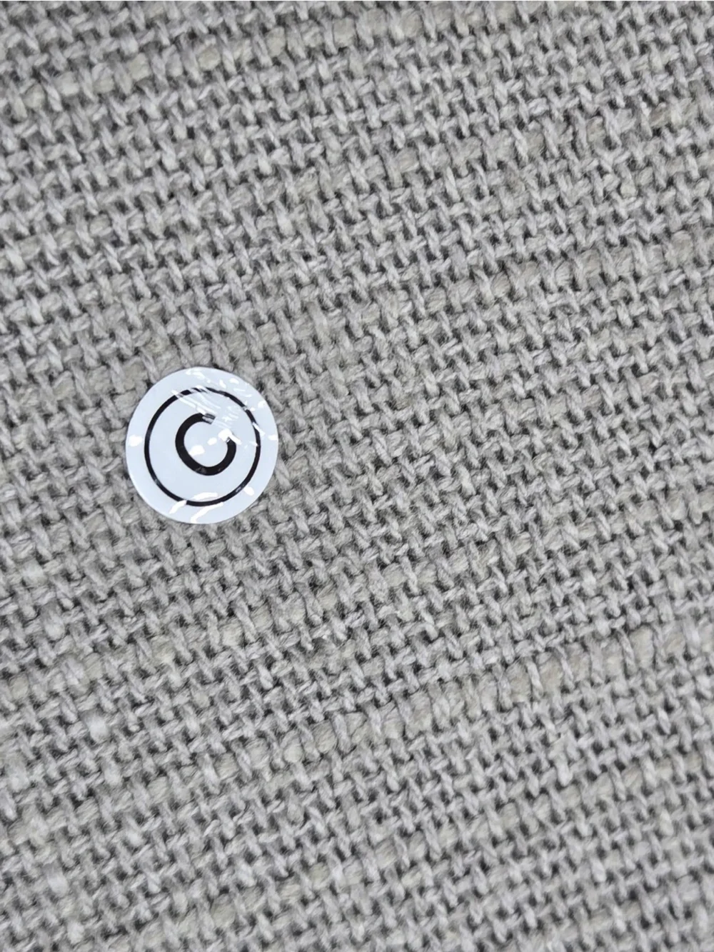 NWT QUINCE Set Of 2 48x96 Cotton Slub Blackout Curtains Grey 0775